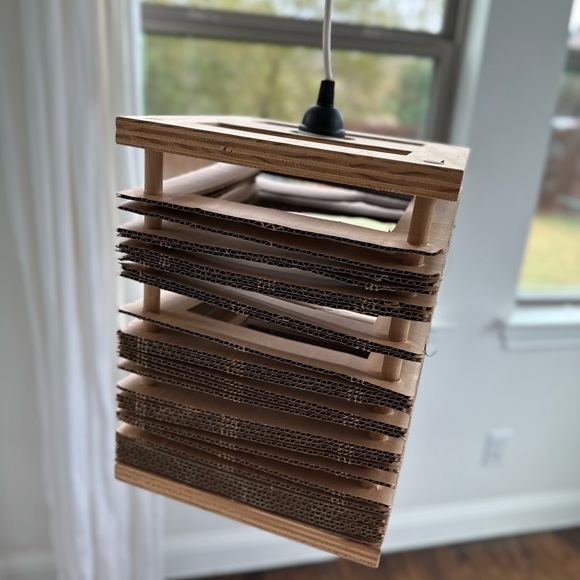 TWO matching Anthropologie Pendant Lights - Modern, Unique and Neutral!! - Picture 6 of 7